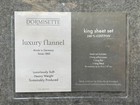 Dormisette Luxury German Soft   Heavyweight King Size Cotton Flannel Sheet Set