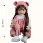 22  Realistic Reborn Baby Dolls Vinyl Silicone Handmade Newborn Girl Doll Gift