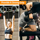 Pair Fitness Gloves Weight Lifting Gym Workout Training Wrist Wrap Strap Size S