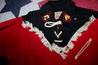 Vintage Roy Rogers trigger Frontier Wear Rob Roy Fringes Youth Sz 10 Rodeo Fair