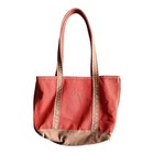 Vintage L l  Bean Boat And Tote Usa Made Rust Red Brown Rare Bag Large