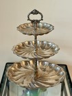 Fb Rogers Silver Plate 3 Tier Cake Stand Server