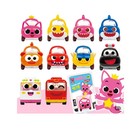 Pinkfong Baby Shark Mini Die-cast Car 10 Cars Set Mixed Colors Kids Toy Vehicle 