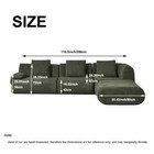 L-shaped Sofa Studio Couch Modern Simplicity Cloud Couch Free Combination Sofa