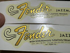 2pcs Fender Jazzmaster Guitar Retro Waterslide Transfer Headstock Decals Sticker