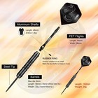 3pcs Professional Competition 24g Tungsten Steel Needle Tip Darts Set With Case