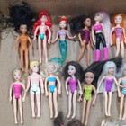 Vintage Polly Pocket Fashion Doll Lot 32 Mixed Dolls Disney Ariel Mermaid Mini D