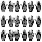 18 Sheets Henna Stencils Henna Tattoo Stencil Kit  Hand Henna Temporary Tattoo 