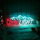 Coors Light Neon Sign  Dimmable Bar Decor For Home  Man Cave  Club  Party