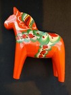 Vintage Swedish Akta Dala Horses Hand Carved   Painted Nils Olsson 5  Plus 1 25 