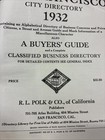 Polk s Crocker-langley San Francisco Phone Book - City Directory 1932 Rare