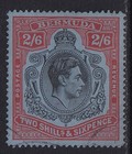 Bermuda Stamps May 1941 2 6  Reference Issue Used   P14 1 Line Sg117a  Cv   120