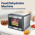 6 Trays Food Dehydrator Stainless Steel Meat Fruit Vegetable Jerky Dryer Machine