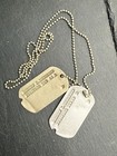 Vintage Set Of Id Tags  dog Tags 