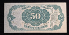 Fifth Issue Fractional Currency 50 Cents Fr  1381 Crawford