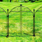 Rockdale Black Metal Garden Fence Gate     41 9 In  Height X 34 8 In  Width