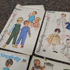 Lot 6 1960s Vintage Sewing Patterns Kids Child Boys Toddler Baby Sz 2-5 Infant