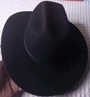 American Hat Felt Cowboy Hat Oval Women s 6 5 8 Braided Leather Horse Hair Strap