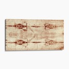 The Shroud Of Turin Body Of Jesus Christ Christian Bible Canvas Wall Art Print