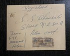 Antique Cover Aden 1937 Pre Wwii 3v Kgvi Coronation On Regd Cover To Aden Camp
