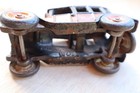 1920 s Arcade Yellow Cab Taxi Cast Iron 5  Long  Good Condition 