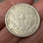 1908-d Barber Half Dollar - Denver Mint - Vf 