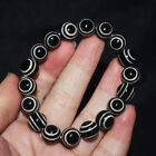 Collector Grade rare China Inner Mongolia Gobi Eye Agate Bead Bracelet 10mm