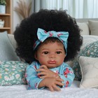 Lifelike Reborn Baby Dolls Black African American Girl Realistic Newborn Doll