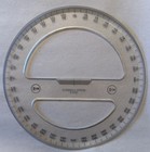 Vintage K e Keuffel   Esser Circular Drafting Protractor 6    Diameter   1273-6