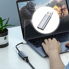 Usb To 3 5mm Mic headphone Jack Stereo Headset Audio Adapter 7 1 Sound Card New