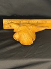 Vintage Parasite Burl Wood Duck Carving Realistic Hand Carved Folk Art  a-108 