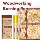 Woodworking Burning Pen Pyrography Art Tool For Wood Crafting  Pet Tips Q