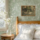 Framed Vintage Swan Wall Art  Rustic Romantic White Swan Pictures Wall Decor    