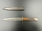 Ww1 Ww2 German Fighting   Boot Knife With Sheath