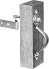 Push Button Latch Cast Brass Cabinet Handle Pull Catch Door Drawer Antique Vinta