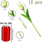 Fake Flowers Tulips Artificial Silk Flower 15pcs Real Touch 14  For Spring Easte