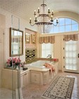 40   d Rustic French Empire Crystal Chandelier For High Ceilings - Antique Bronze