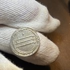 Medieval Islamic Silver Coin  Arabic Script Design  2-sided Medieval Era
