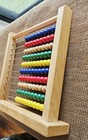 Wooden Abacus 100 Beads The Childrens Place Math Manipulatives 12 x12 