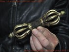 Tibet Buddhism Temple Bronze Vajra Dorje Phurpa Exorcism Talisman Faqi A Set