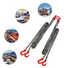 Lifting Chain Sling 4leg 5 16  20ton 13ft Lift Chain With 4  Sling Hooks Usa
