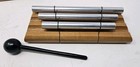 2 Lot Vintage Jw Stannard Tranquility Chimes  18  Two Rows   3 Chime W 1 Mallet 