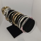 Lot Of 15 Vintage To Now Fashion Costume Jewelry Bracelets 