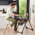 Kinderkraft Tummie High Chair  2-in-1 Convertible Infant Bouncer  Baby Feeding C