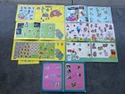 7 Vintage 1980 s Sticker Album Book 1980 - He-man  Mr  T  Wwf  Gumby  Star Wars