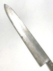 Old Primitive Steel Big Butcher Knife European Sabatier Style Antique