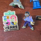 Mix Lot Of 17 Enamel Pins 