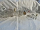Perfume Vanity Bottles Vintage Mixed Lot Of 8 Empty Glass 60   s Rocco   s Lander