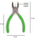 Nylon Jaw Pliers Carbon Steel Double Leaf Spring Jewelry Making Tools Beading