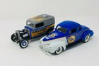 Two Piece Set Kentucky Wildcats 1932 Ford Rat Rod 1940 Ford Coupe Diecast Banks